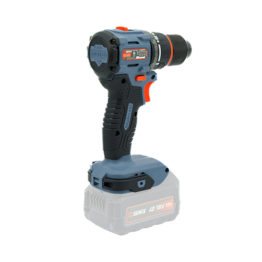 SENIX X2 18V Brushless 60Nm Compact Drill/Driver Skin PDDX2-M4-EU-0 - 5