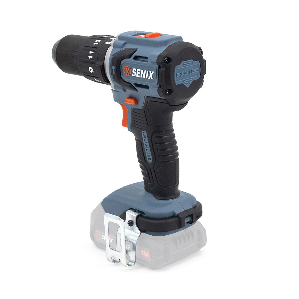 SENIX X2 18V Brushless 60Nm Hammer Drill Skin PDHX2-M2-EU-0 - 2