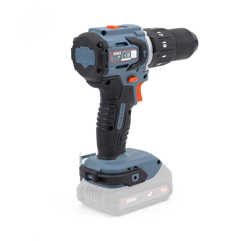 SENIX X2 18V Brushless 60Nm Hammer Drill Skin PDHX2-M2-EU-0 - 5