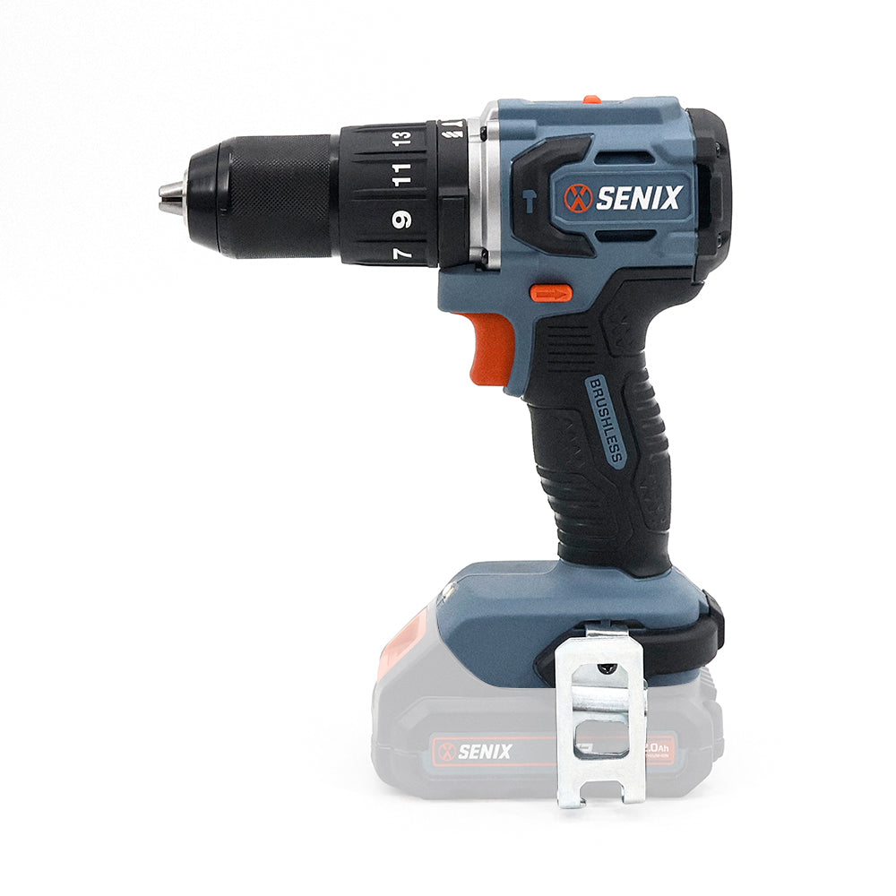 SENIX X2 18V Brushless 60Nm Hammer Drill Skin PDHX2-M2-EU-0 - 6
