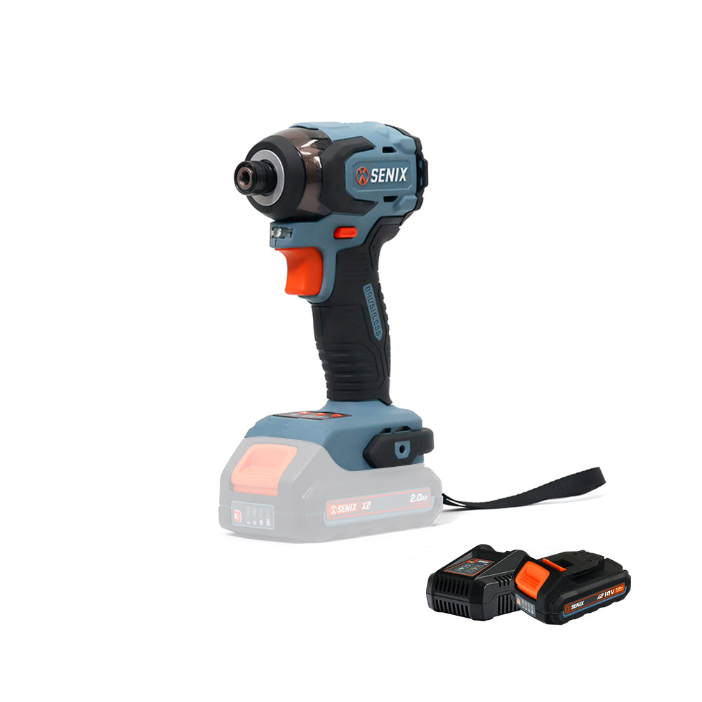 SENIX X2 18V Brushless 180Nm Impact Driver Kit PDIX2-M2-EU - 8