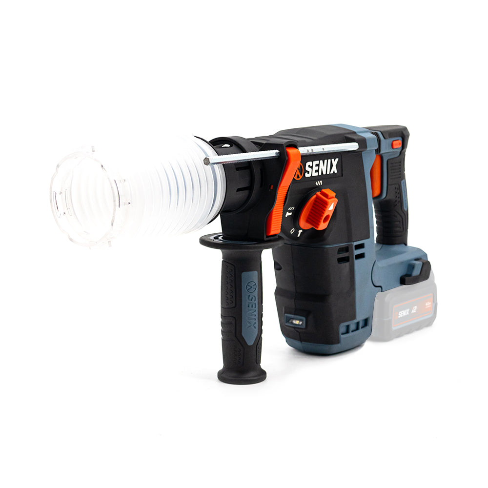 SENIX X2 18V Brushless 24mm SDS Plus Rotary Hammer Skin PDRX2-M4-EU-0 - 7