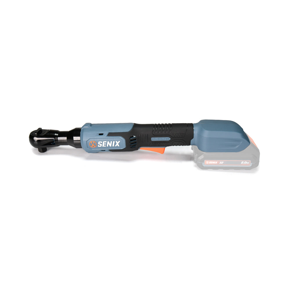 SENIX X2 18V 1/2" 75Nm Ratchet Kit PDWX2-M13-EU