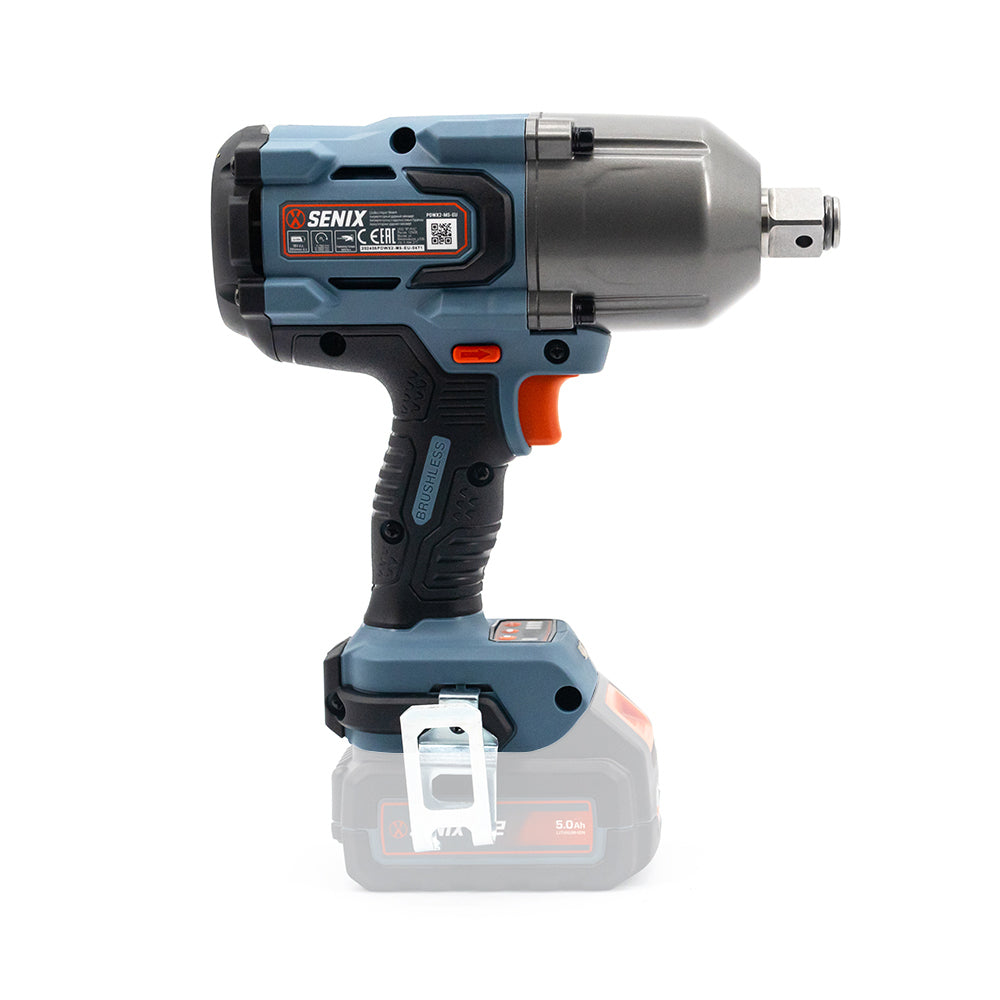SENIX X2 18V Brushless 3/4" High-Torque Impact Wrench Skin PDWX2-M5-EU-0 - 4