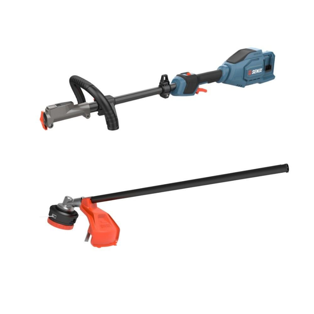 SENIX 2X2 36V Brushless Power Head and 40cm (16") Line Trimmer Attachment Skin S2K2B0-01
