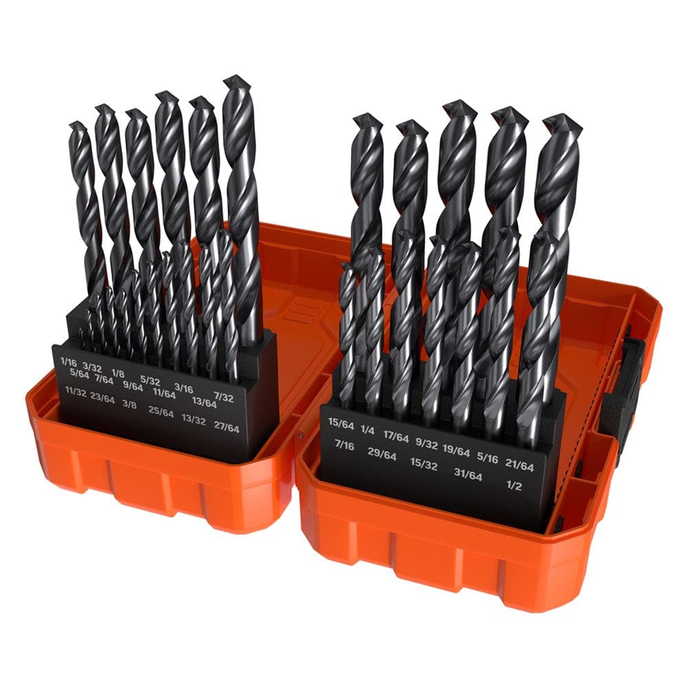 Alpha 29Pce Black Series Imperial Tuffbox Pro Drill Set SI29BTP