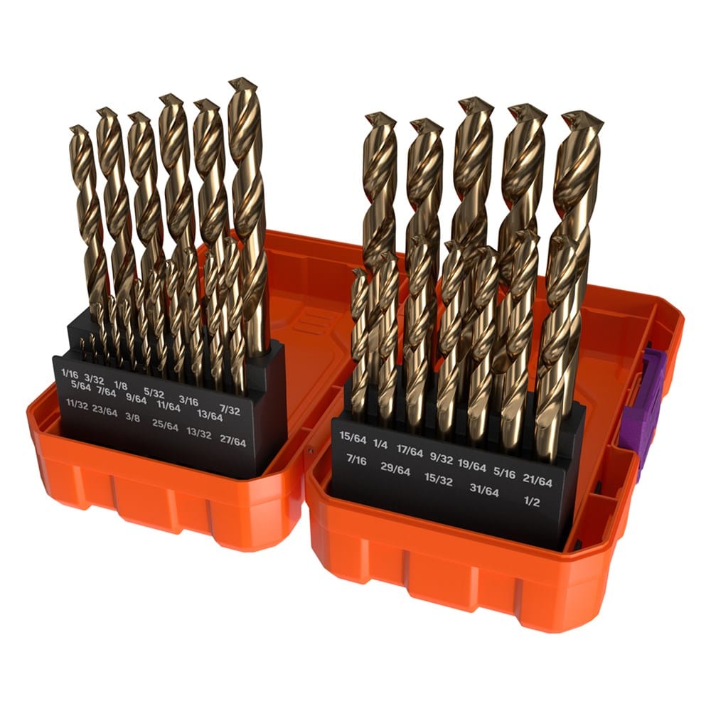 Alpha 29Pce Cobalt Imperial Tuffbox Pro Drill Set SI29COTP