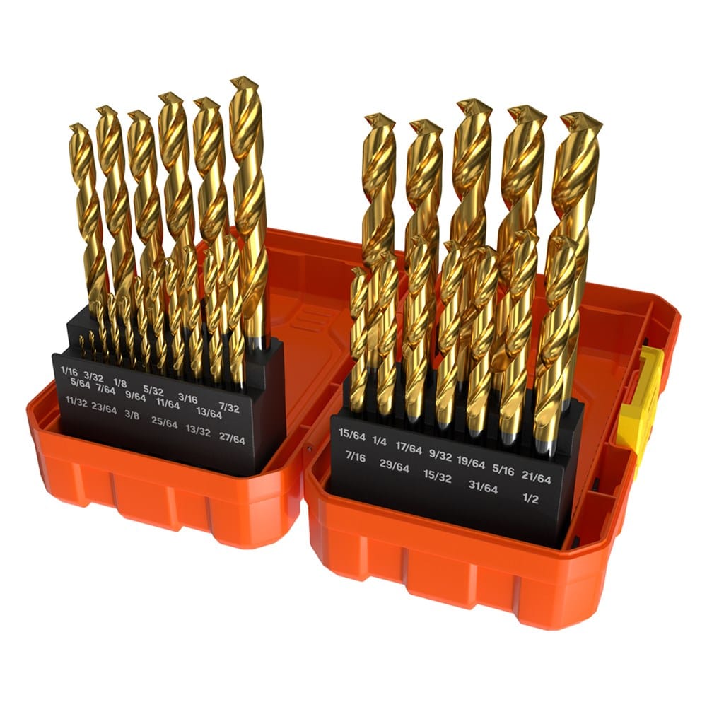 Alpha 29Pce Gold Series Imperial Tuffbox Pro Drill Set SI29TP