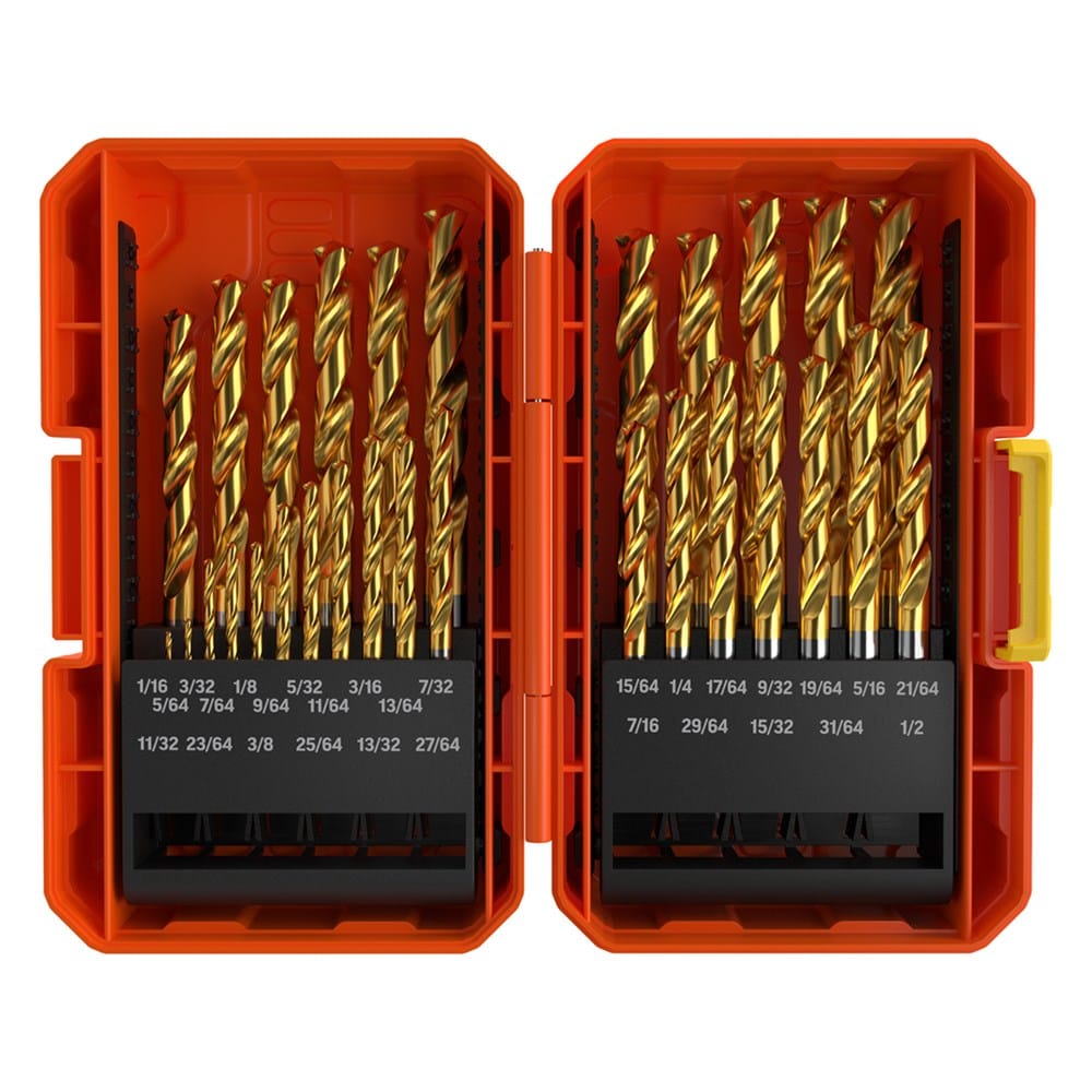 Alpha 29Pce Gold Series Imperial Tuffbox Pro Drill Set SI29TP