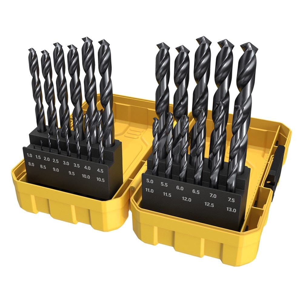 Alpha 25Pce Black Series Metric Tuffbox Pro Drill Set SM25BTP