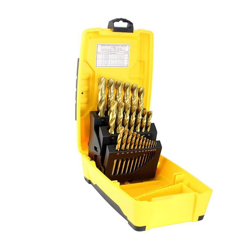 Alpha 25 Piece | 1-13mm in 0.5mm Incriments Gold Series Metric Tuffbox Drill Bit Set SM25PB