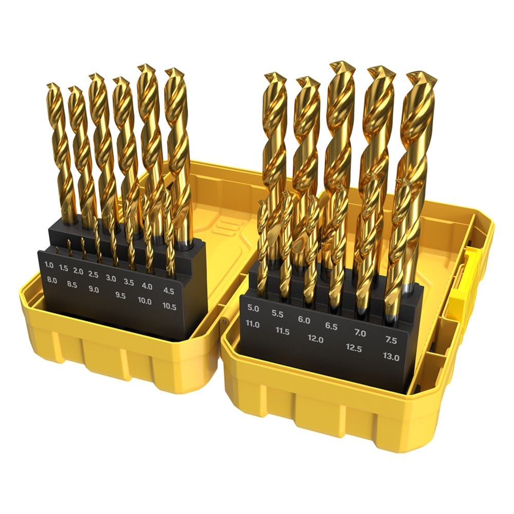 Alpha 25Pce Gold Series Metric Tuffbox Pro Drill Set SM25TP