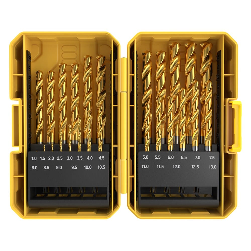 Alpha 25Pce Gold Series Metric Tuffbox Pro Drill Set SM25TP