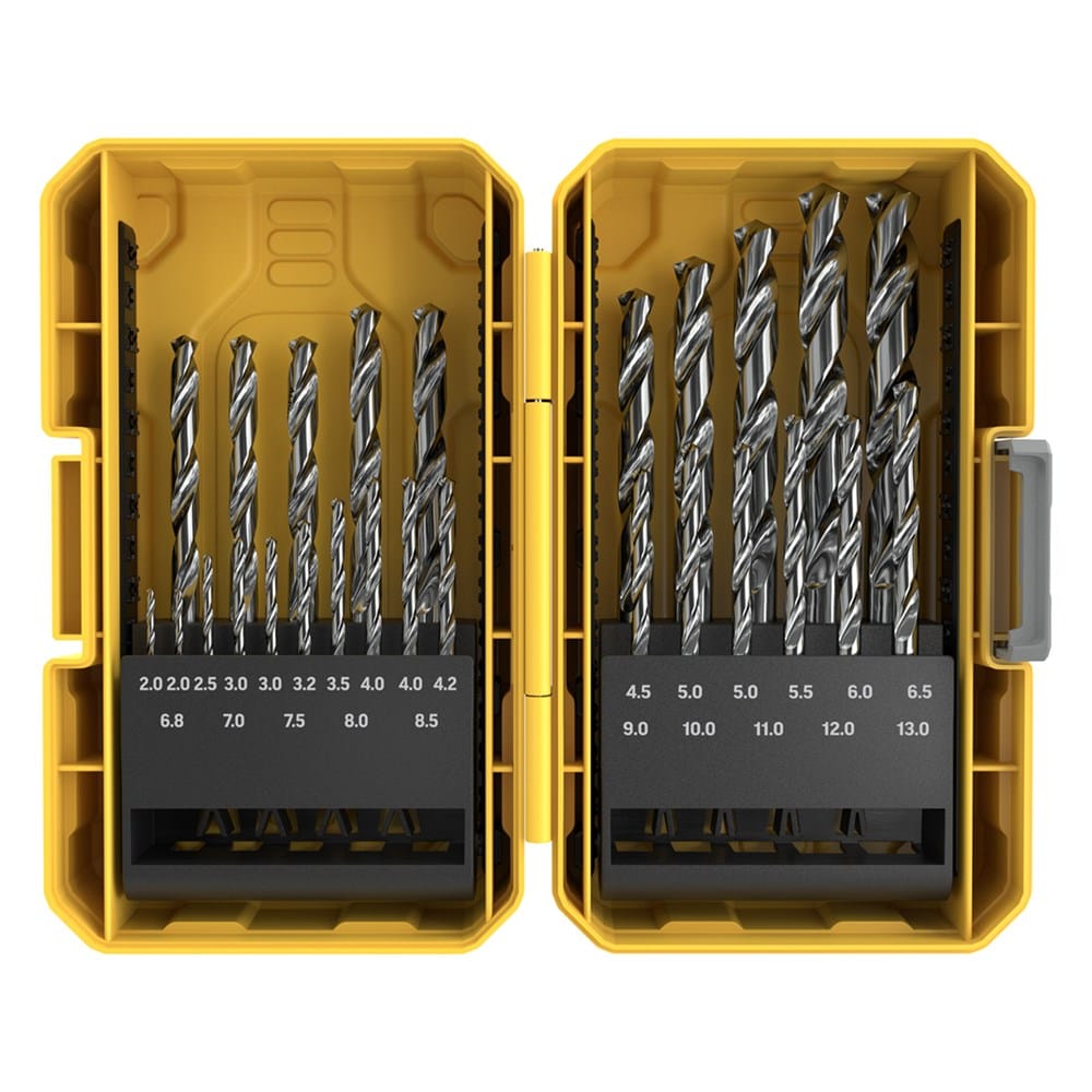 Alpha 26Pce Silver Series Site Ready Metric Tuffbox Pro Drill Set SM26STP