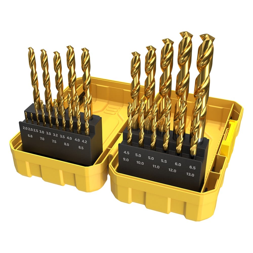 Alpha 26Pce Gold Series Site Ready Metric Tuffbox Pro Drill Set SM26TP
