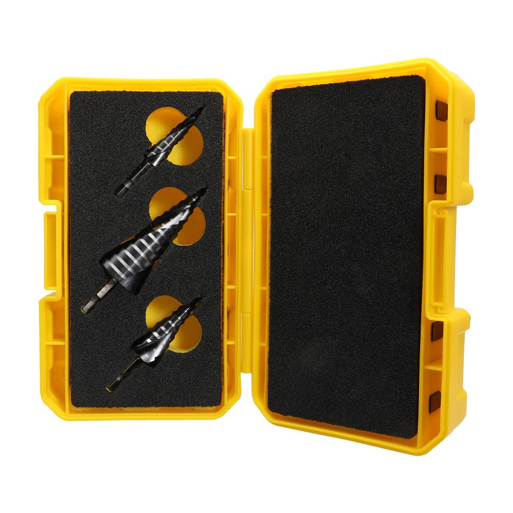 Alpha 3 Piece | Onsite Plus Step Drill Tuffbox Pro Set SM3STQRSD-B