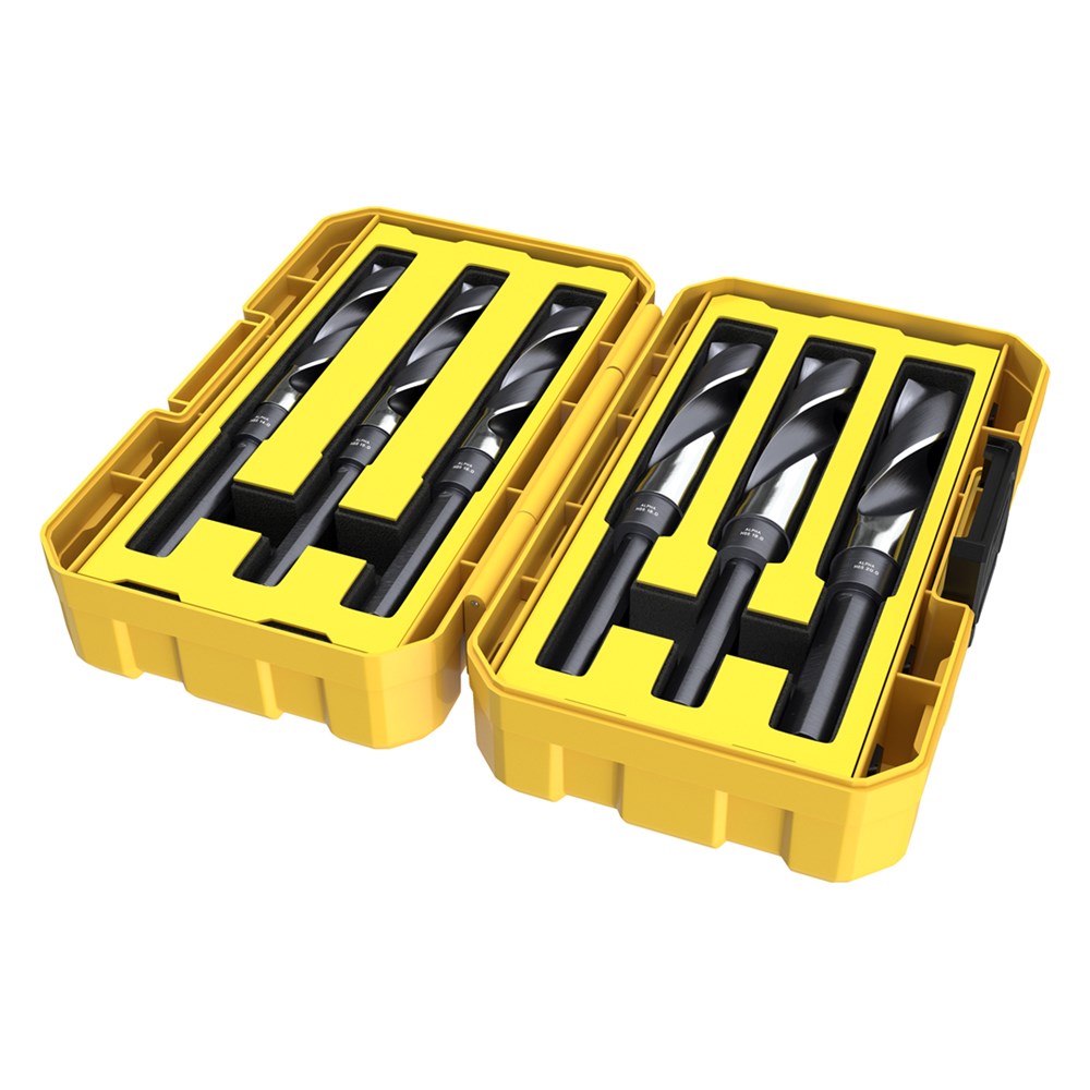Alpha 6Pce Reduced Shank Metric Tuffbox Pro Drill Set SM6RTP-B