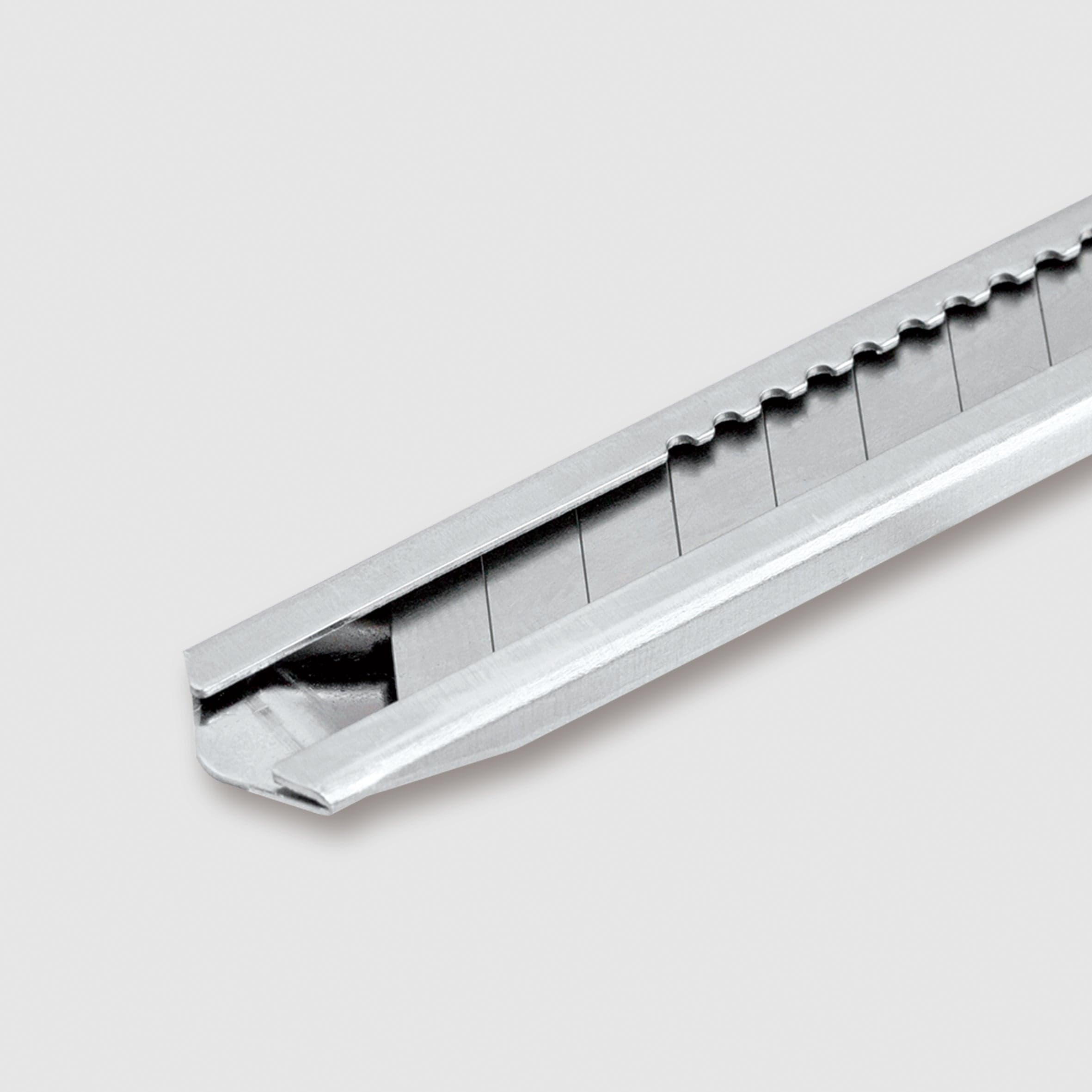 9mm Slim Clip Stainless Cutter Knife - SMIA4 by Komelon