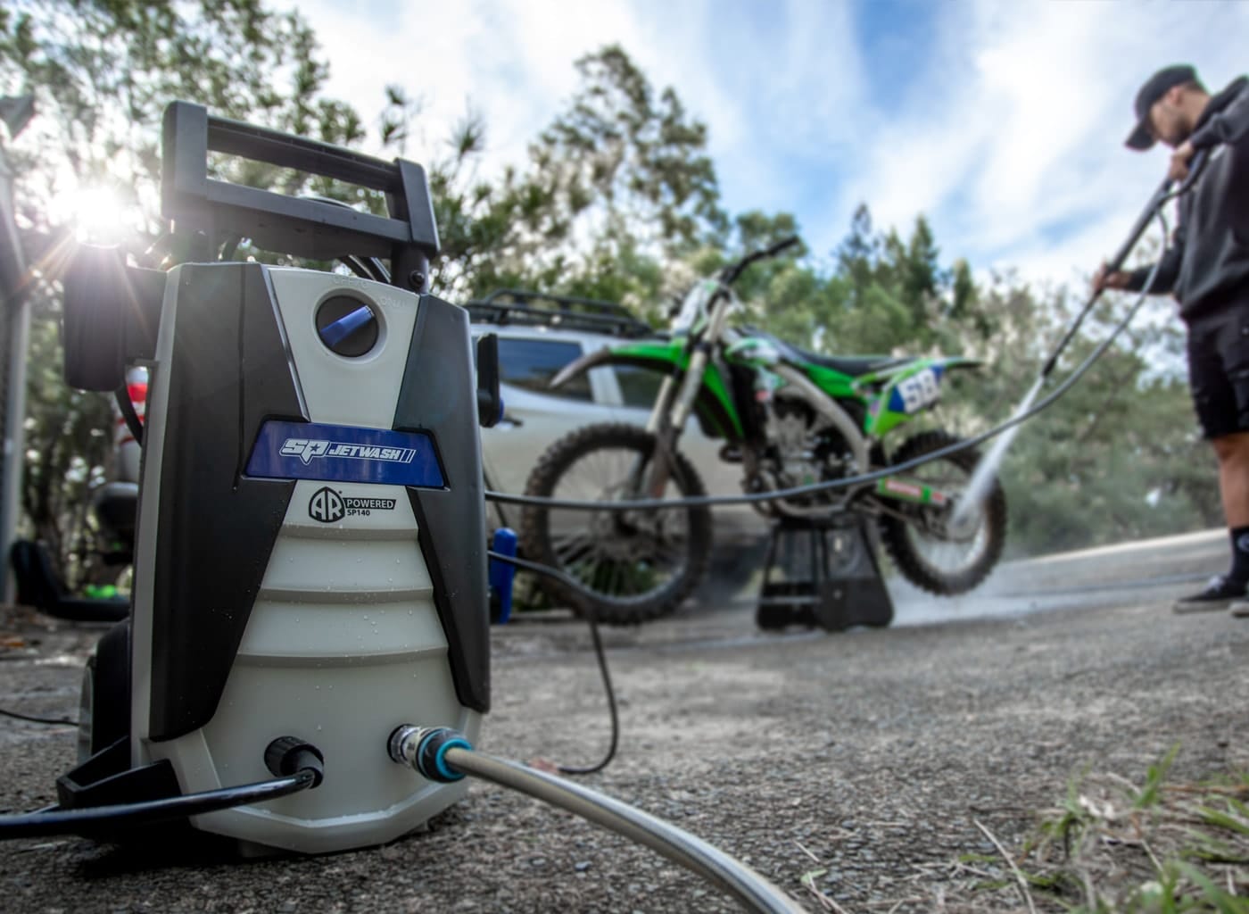 2030PSI Electric Pressure Cleaner SP140 by SP Tools