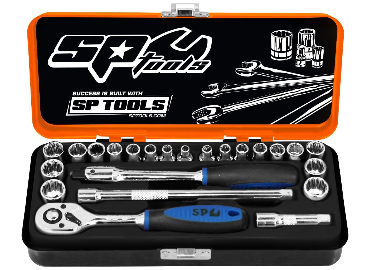 1/4"Drive Socket Set Metric/Sae 23Pce - SP20102 by SP Tools