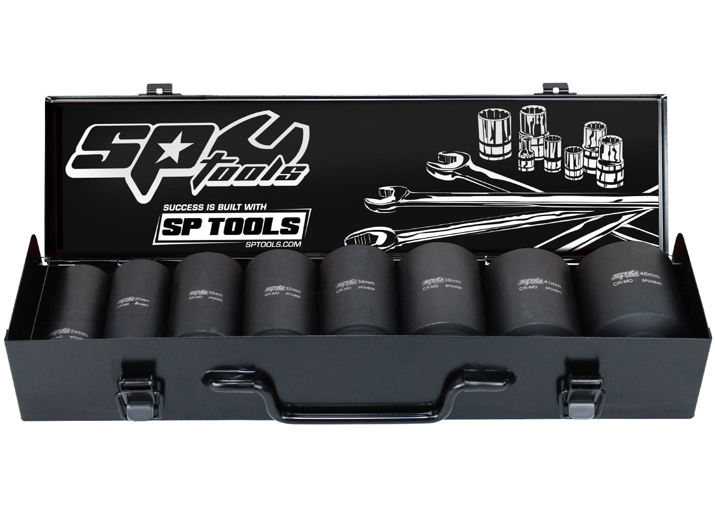 3/4"Drive Deep Impact Socket Set 6PT Metric 8Pce - SP20420 by SP Tools