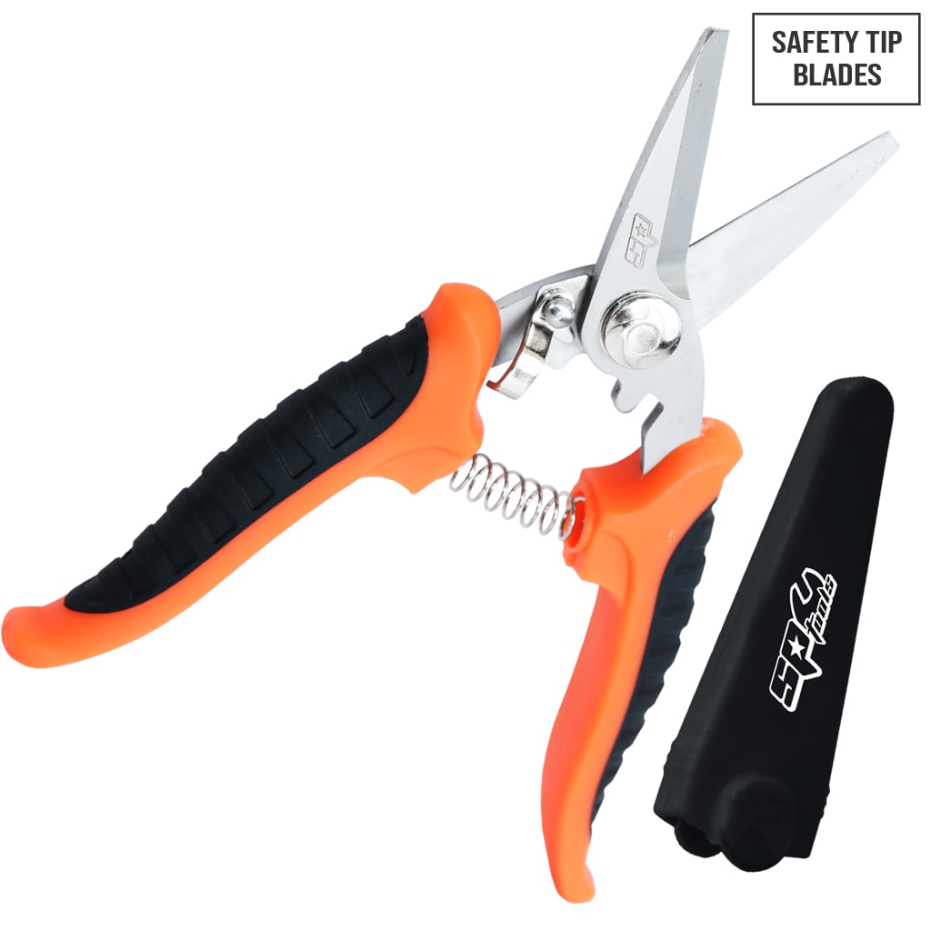 Industrial Shears/Scissors With Safety Tip Blades Heavy Duty - SP32266 by SP Tools