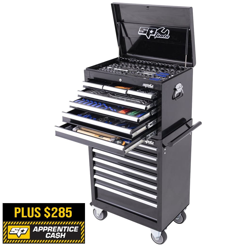 Custom Series Tool Kit 293Pce Metric/Sae - SP50125 by SP Tools