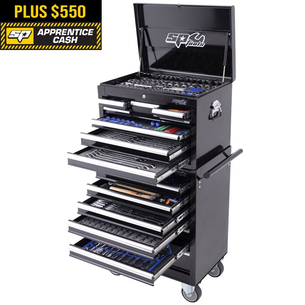 Custom Series Tool Kit 629Pce Metric/Sae - SP50165 by SP Tools