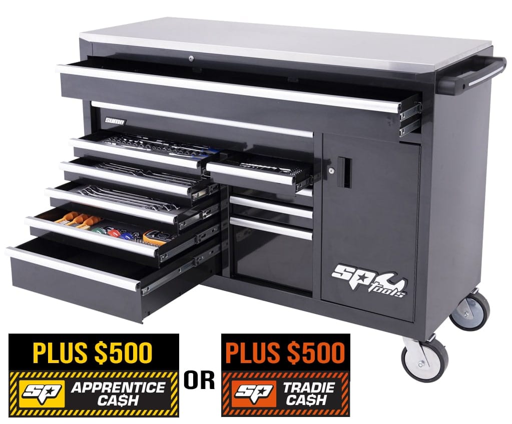 SP Tools 448Pce Metric/SAE Sumo Series Workshop Tool Kit SP50780