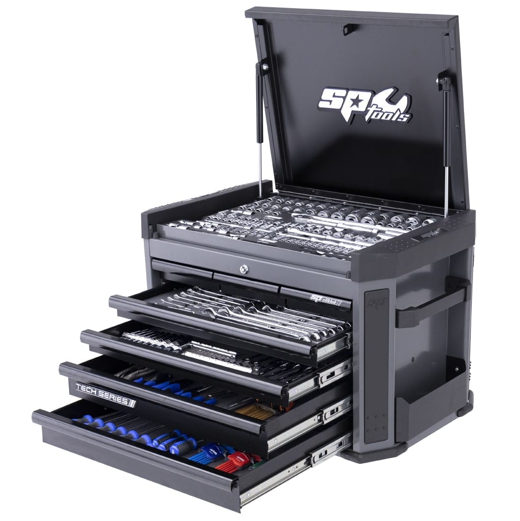 SP Tools Tech Series Tool Kit 281Pce Metric/Sae Diamond Black SP52255D