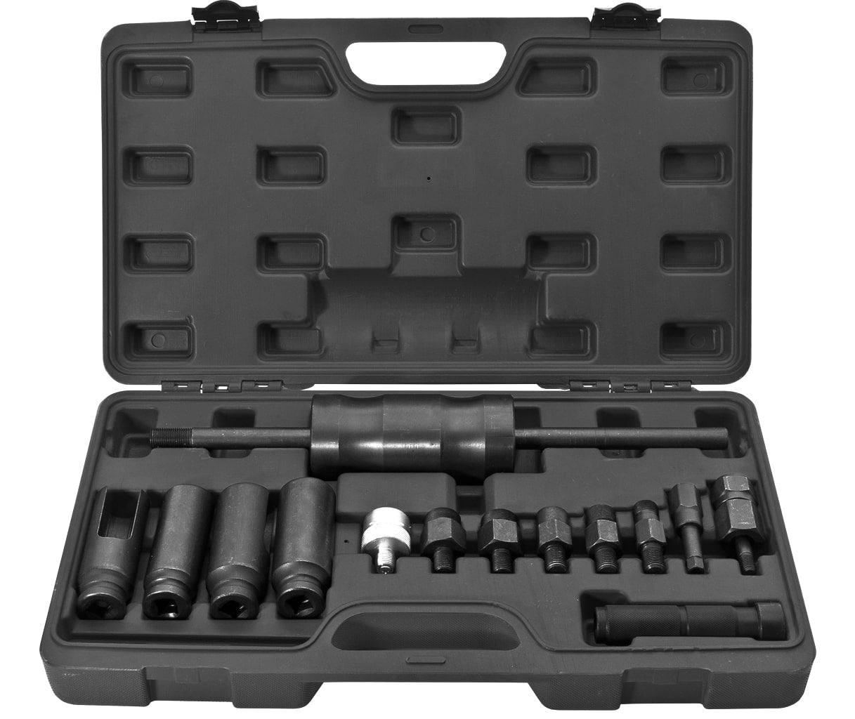 Diesel Injector Extractor & Common Rail Puller Kit 14Pce + Slide Hammer - SP66082 by SP Tools