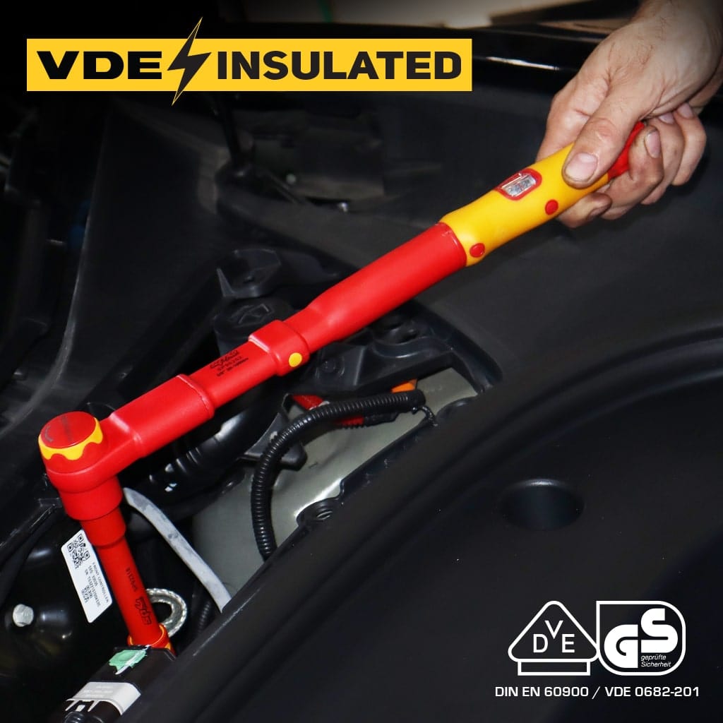 Torque Wrench 3/8" Micrometer VDE Insulated 20 To 100NM - SP95252 by SP Tools