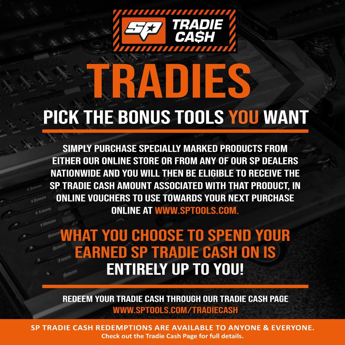 SP Tools Construction Series Generator 10HP Diesel SPGD6800E