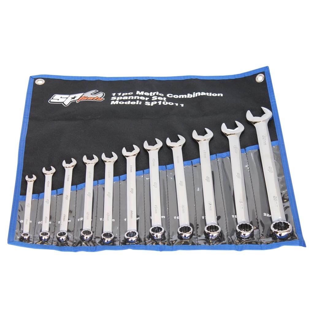 Combination Roe Spanner Set Metric 11Pce - SP10011 by SP Tools