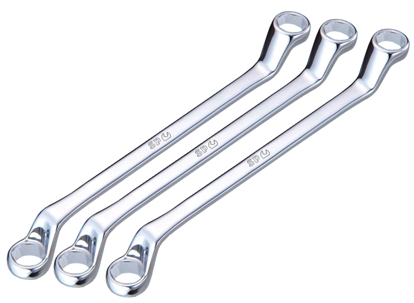 75° Offset Brake Bleeder Ring Spanner Set 3Pce - SP10423 by SP Tools