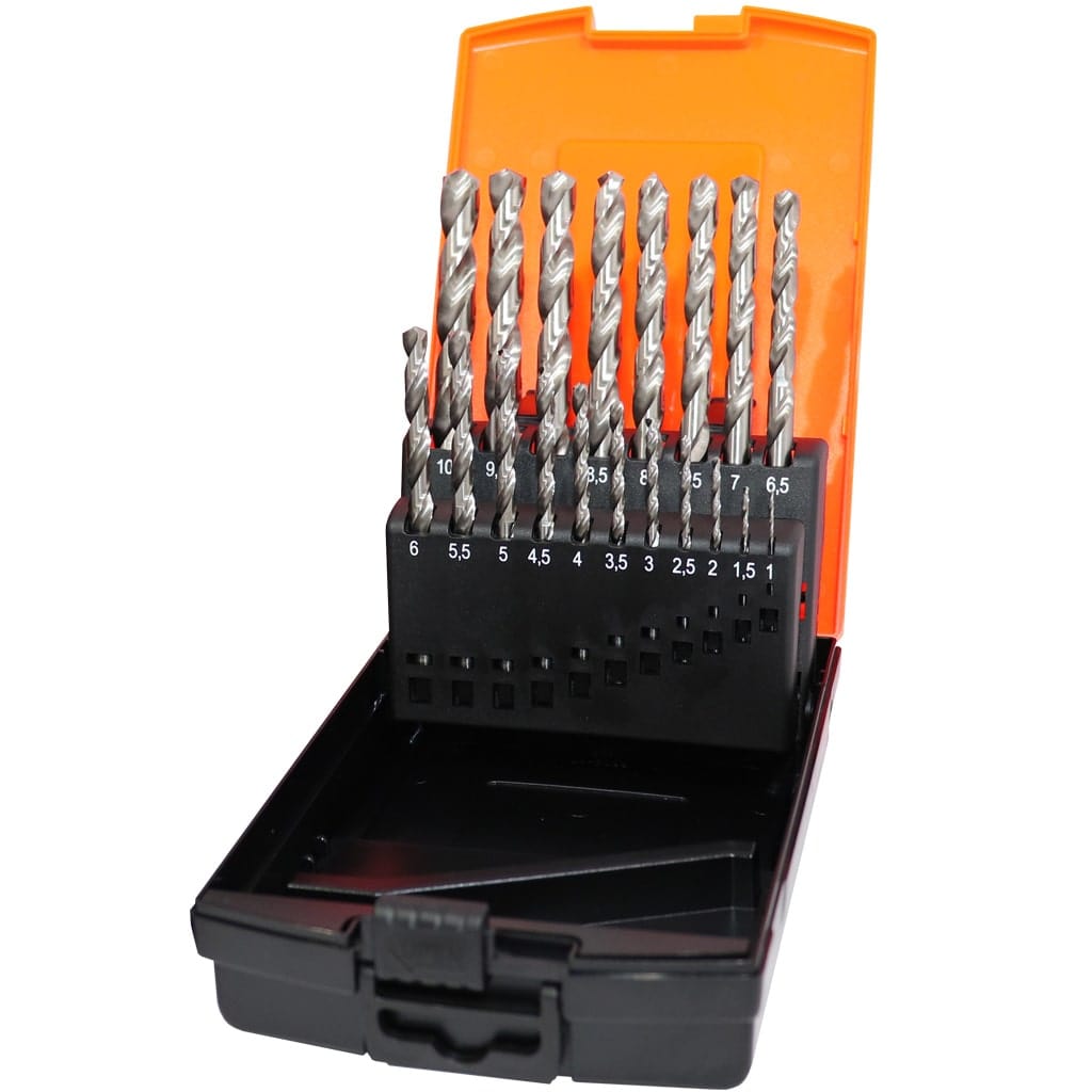 Drill Bit Set, HSS Metric 19Pce - SP31390 by SP Tools