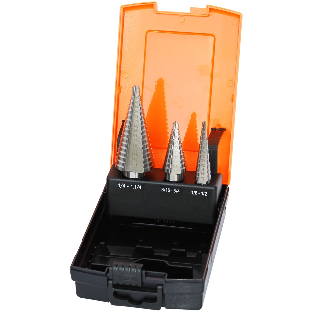 Step Drill Bit Set HSS Sae 3Pce - SP31399 by SP Tools