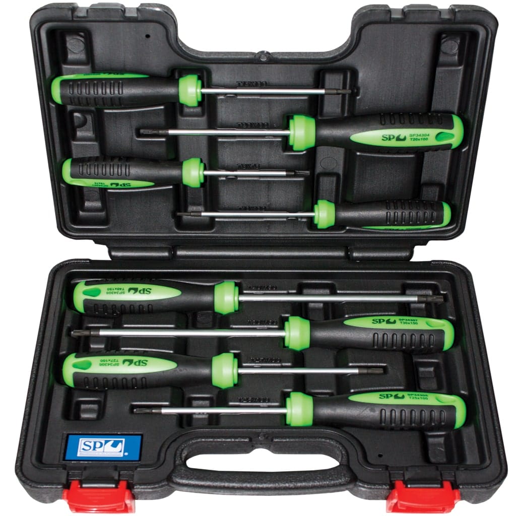 Premium Torx Tamper Proof Screwdriver Set 8Pce - SP34050 by SP Tools