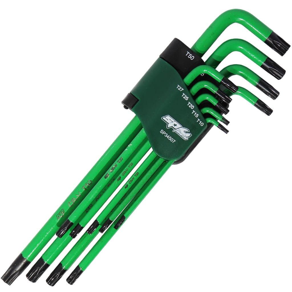 Key Set Tamper Proof Torx Black Colour Coded 9Pce - SP34507 by SP Tools