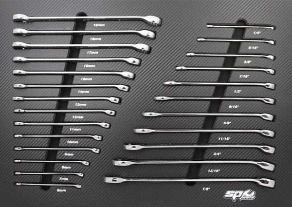 SP Tools Tech Series Tool Kit 281Pce Metric/Sae Diamond Black SP52255D