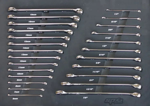 SP Tools Custom Series 254Pce Metric and SAE Tool Kit PLUS EVA Foam Trays SP50123X