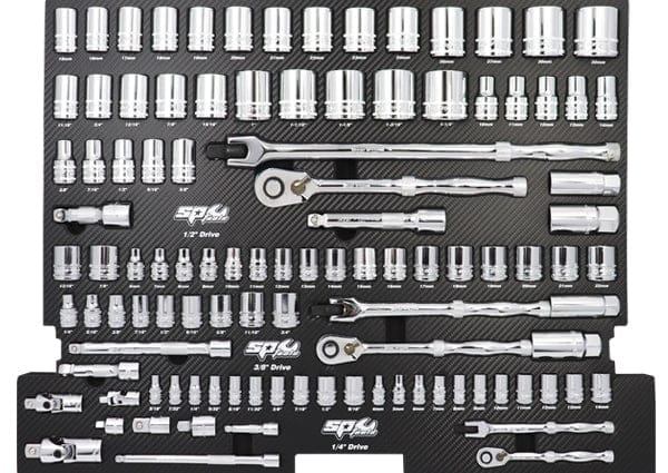 SP Tools Tech Series Tool Kit 281Pce Metric/Sae Diamond Black SP52255D