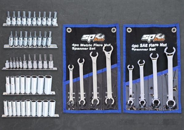SP Tools Tech Series Tool Kit 281Pce Metric/Sae Diamond Black SP52255D