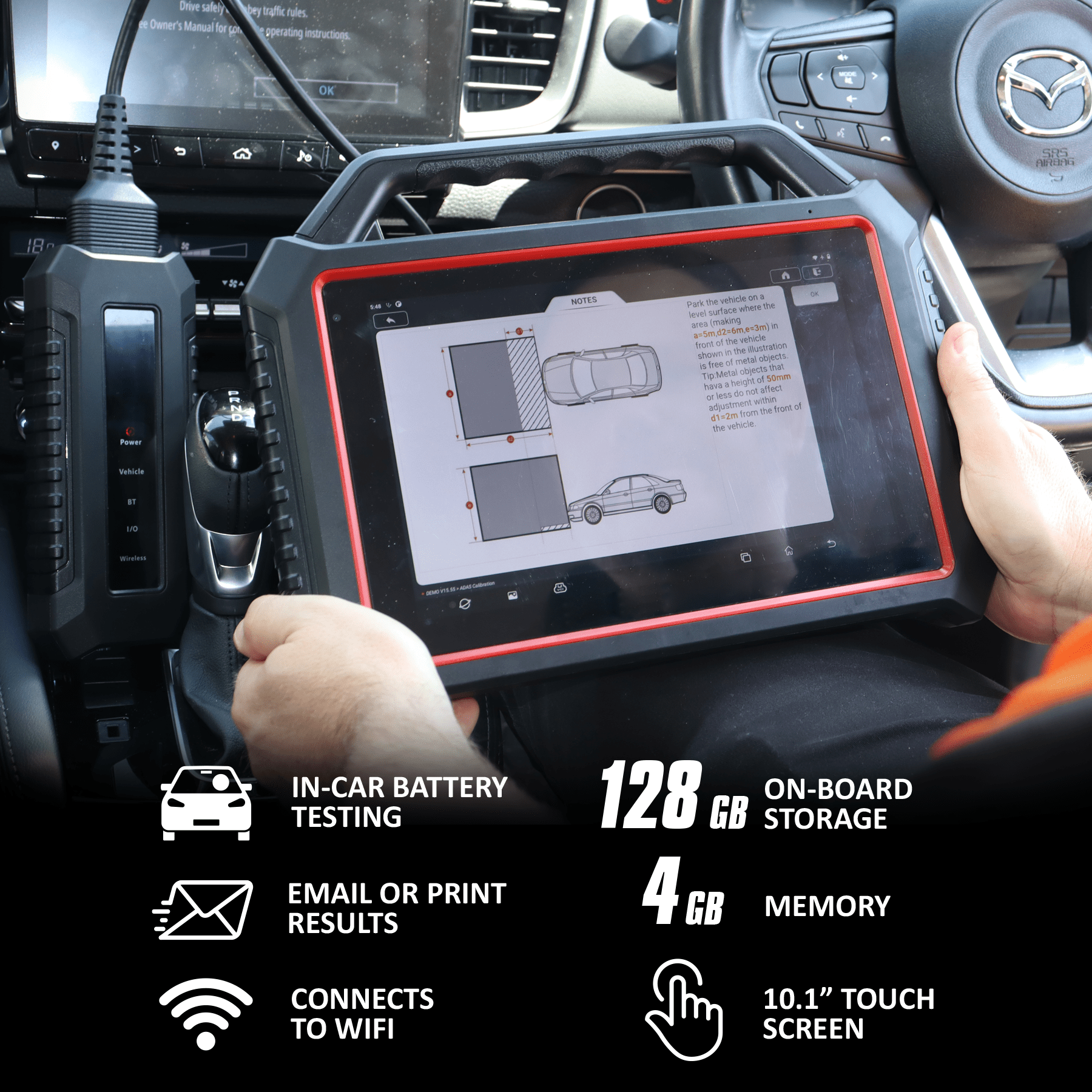 SP Tools Professional Automotive Diagnostic Smart Tablet + VCI Comms Unit SP61180