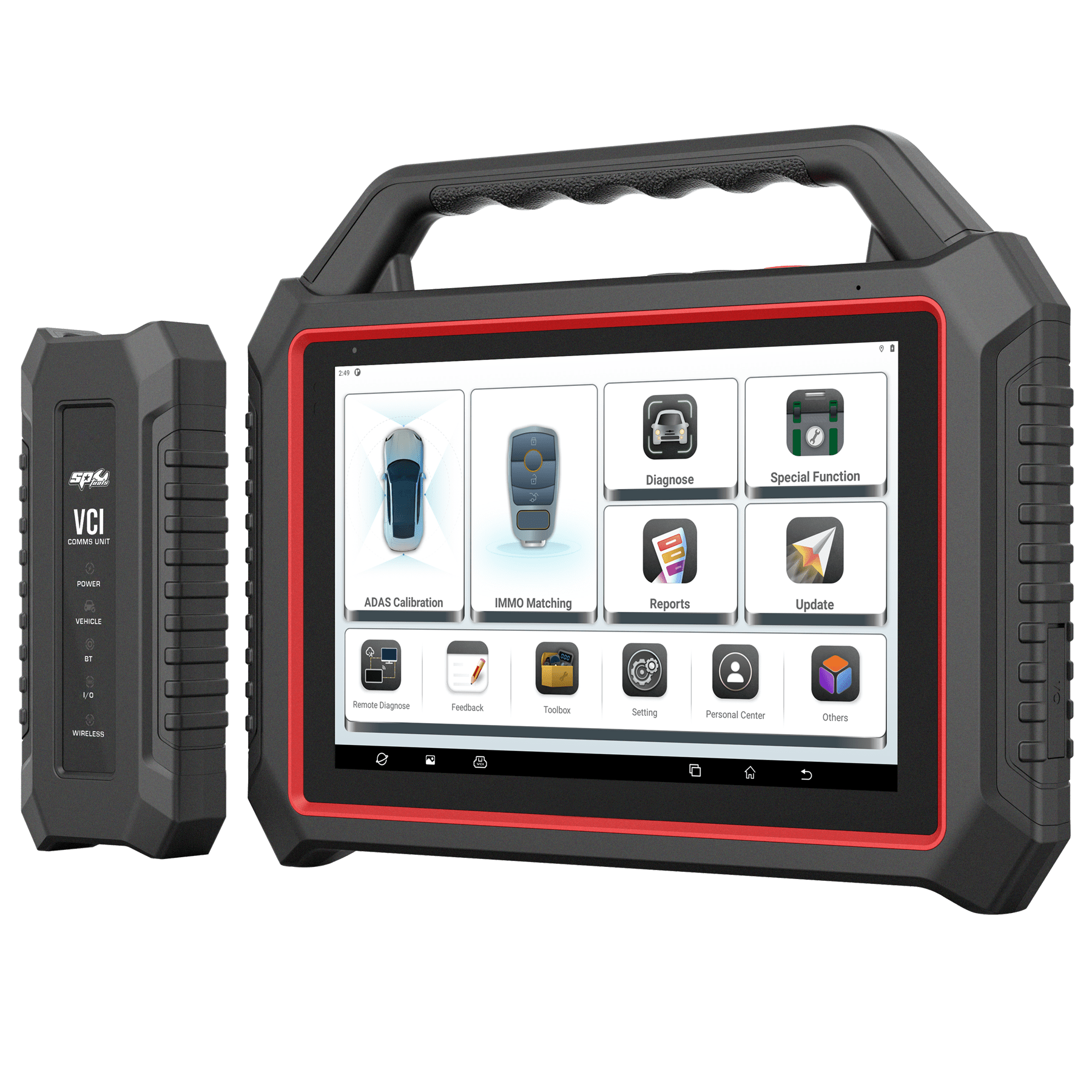 SP Tools Professional Automotive Diagnostic Smart Tablet + VCI Comms Unit SP61180