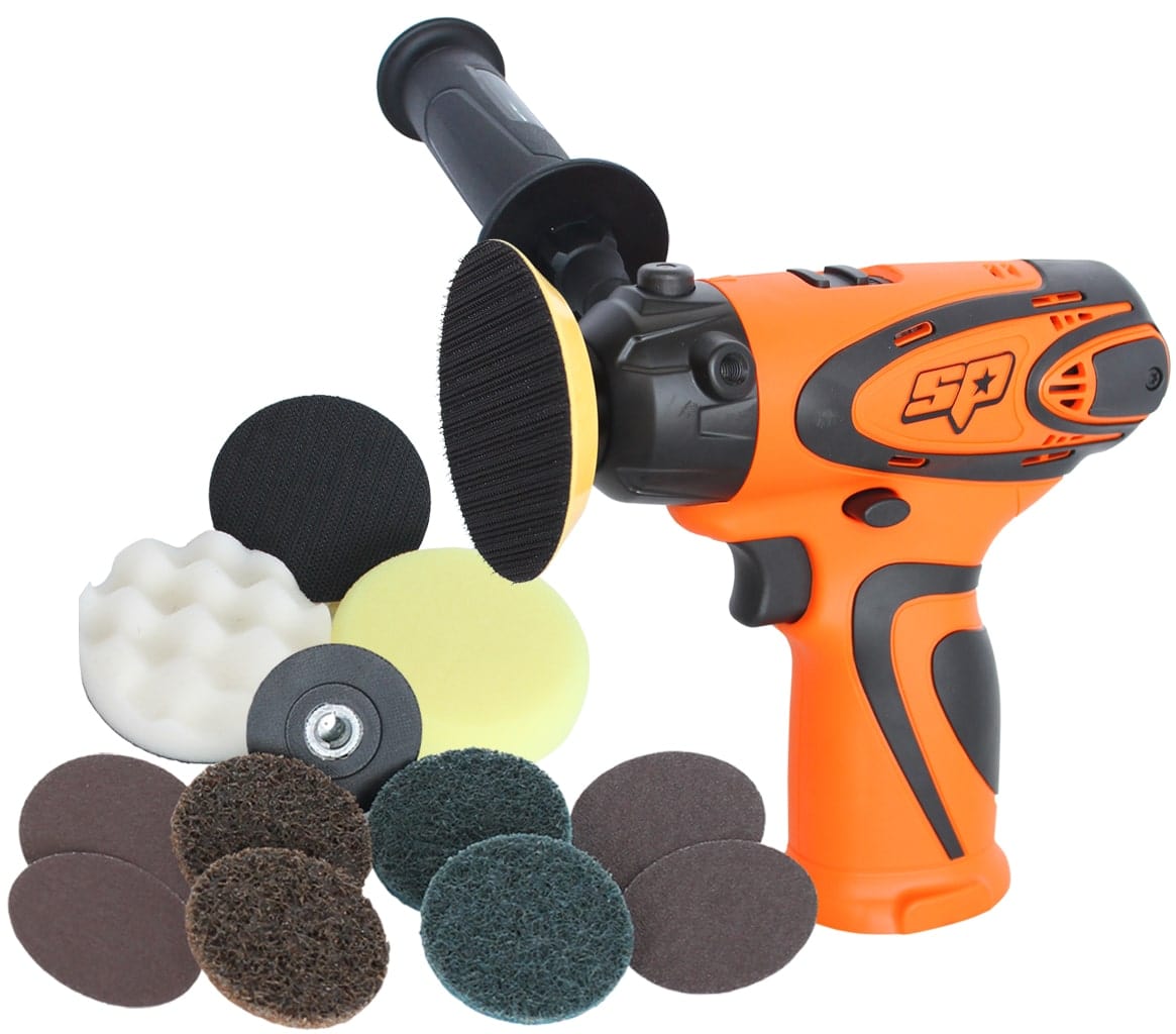 16V Mini Sander/Polisher Skin Only - SP81356BU by SP Tools
