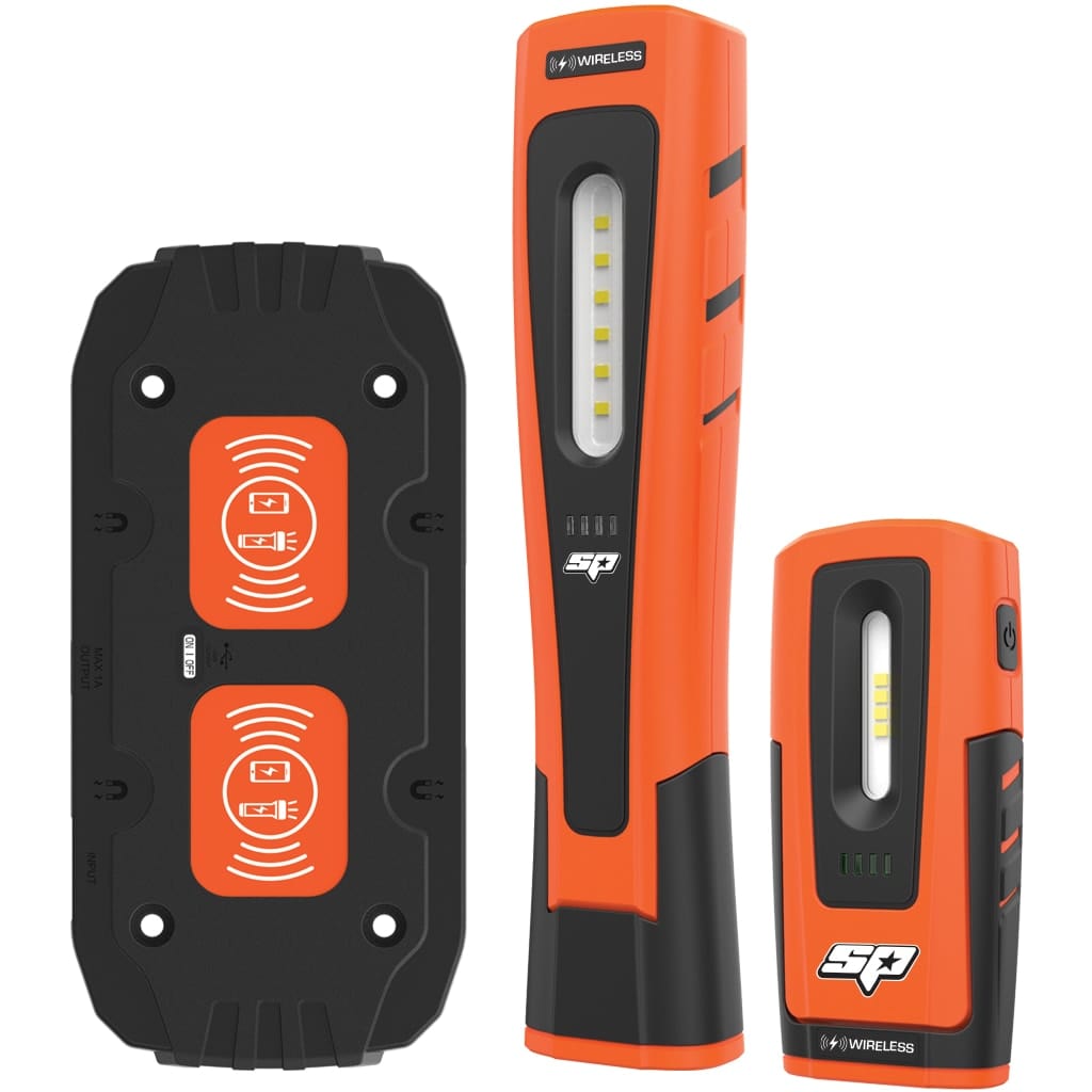 Work Light/Flashlight SMD LED Wireless Charge Twin Pack - SP81499 by SP Tools