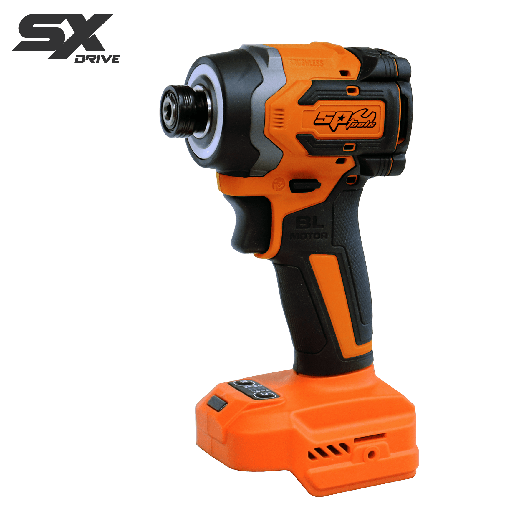SP Tools SX Drive 18v 1/4" Hex Bit Brushless 4 Mode Variable Speed Impact Driver Kit Skin Only SP83147BU