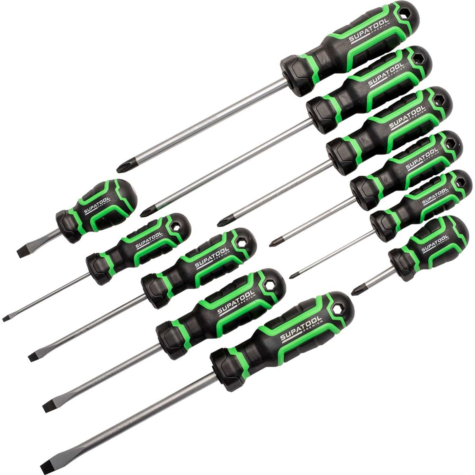 Supatool Screwdriver Set 11Pce Phil & Blade STP5001