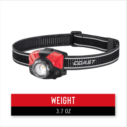 Head Lamp, Dual Colour Pure Beam, 435LM - FL75 by Coast